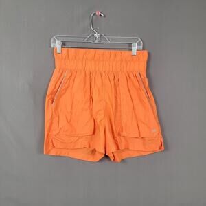 Fabletics Athletic Shorts M High Waist Reflective Trim Casual Core